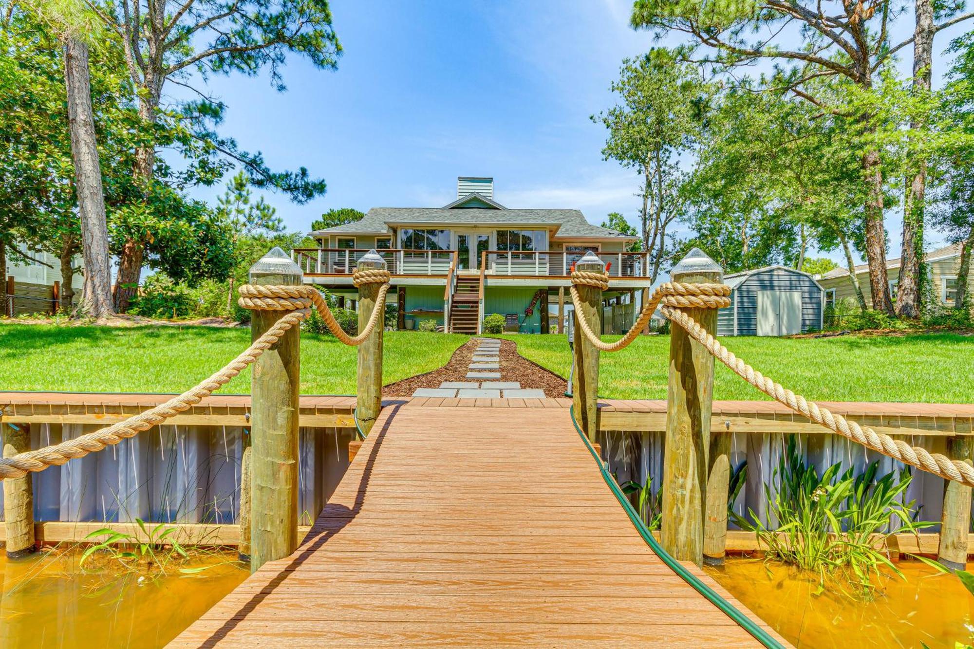 Waterfront Florida Vacation Rental With Boat Dock Milton Eksteriør bilde