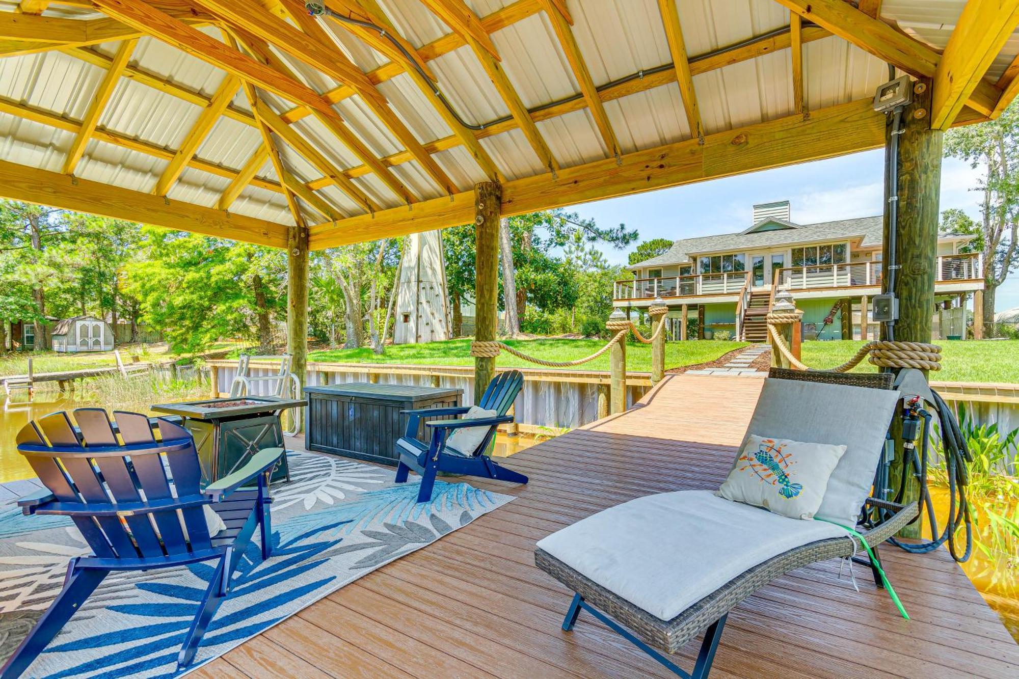 Waterfront Florida Vacation Rental With Boat Dock Milton Eksteriør bilde